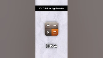 iOS Calculator App Evolution #smartphone #technology #apple #ios