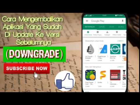 Cara Mengembalikan Aplikasi Yang Sudah Di Update ke Versi Sebelumnya |SuryaOfficial - YouTube