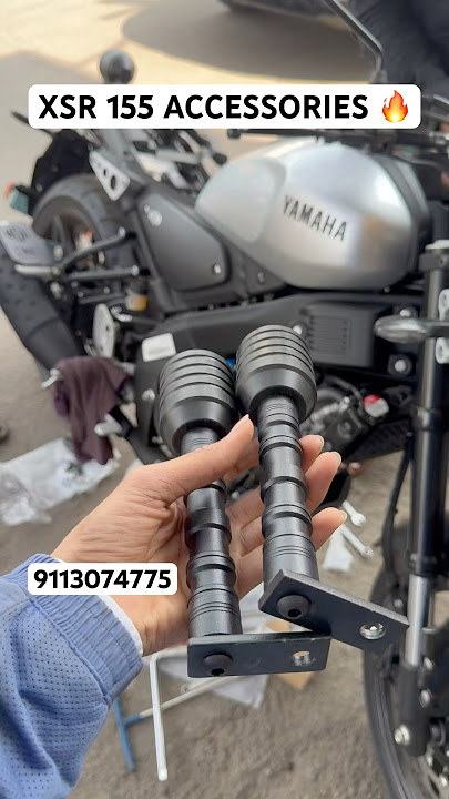 YAMAHA XSR 155 ACCESSORIES | MUST HAVE ACCESSORIES 🤯 #xsr155 #automobile #yamahabikes #xsr155review