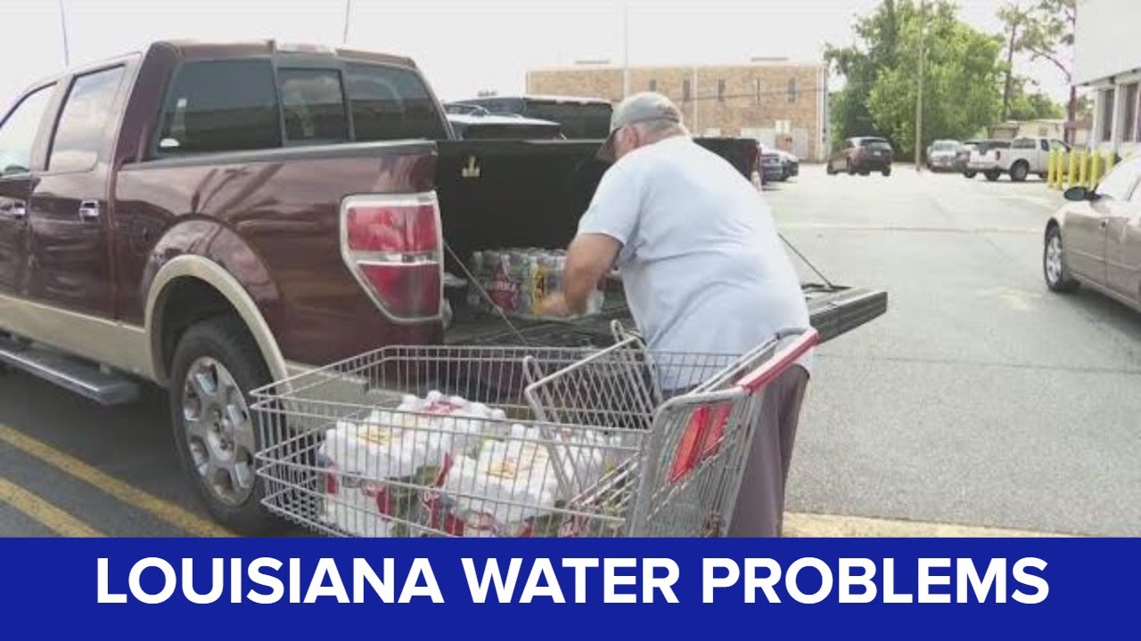 Southeast Louisiana residents rush to stock up on bottled water with