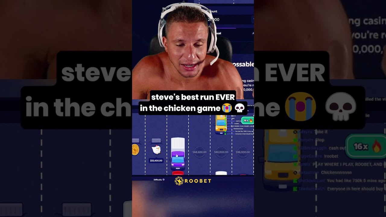 vegas casino slots STEVES BEST RUN EVER IN THE CHICKEN GAME!! 🔥🤯 casino slots roobet