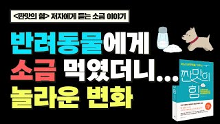 반려동물 소금 섭취로 놀라운 변화 | 강아지 고양이 염증 해결 | 반려견 피부병 | 강아지 소금 | 고양이 음수량, 피부병 ㅣ고양이 소금 | 동물 소금섭취