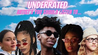 Underrated artists you should listen to