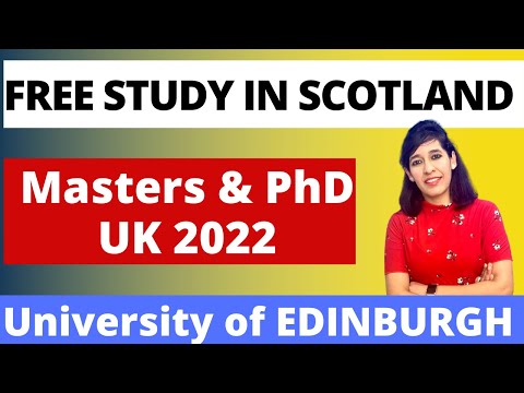 Full scholarship from University of Edinburgh | Free study undergraduate, Masters and PhD