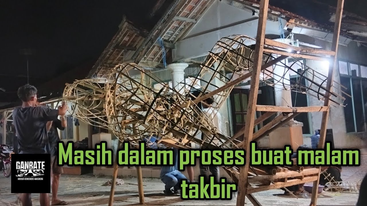 H-3 proses bentuk kaki takbir keliling!!! 
