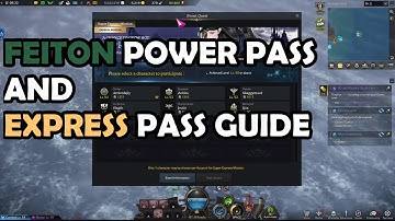 Lost Ark Feiton pass and Express pass can be used together ?!