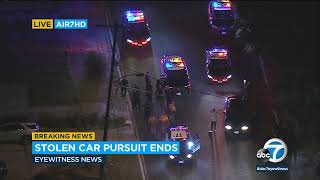 Police chase: GTA suspect runs through yards in attempt to escape LAPD screenshot 5
