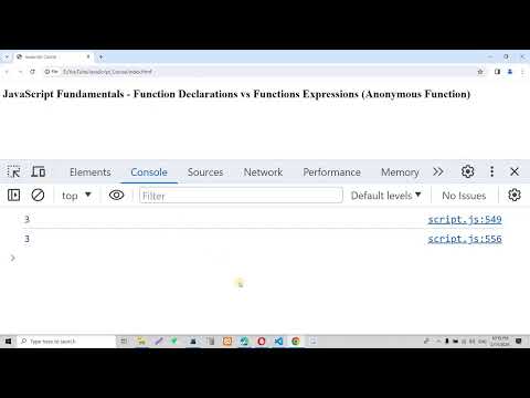 021 - The Complete JavaScript Course in 2024 (Arabic) - Function Declarations vs Expressions