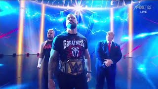 Roman Reigns Returns Entrance WWE SmackDown 10/13/2023