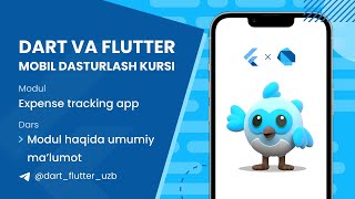 14.1. Modul haqida umumiy ma'lumot | Flutter Mobil dasturlash kursi o'zbek tilida