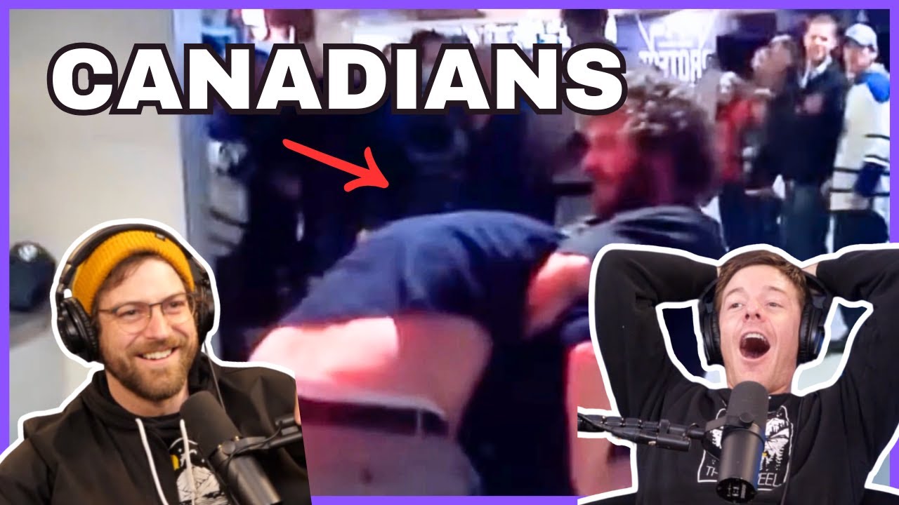 Failed Body Slam At Toronto Maple Leafs Game Concourse Hockey Fan