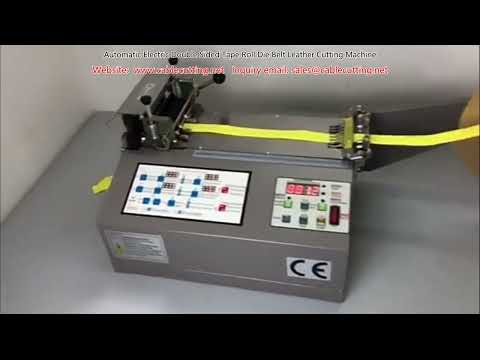 Automatic Electric Double-Sided Tape Roll Die-Cutting Machine for Belt and Leather