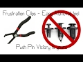 This simple trick/tool will save you so much time - push pin pliers