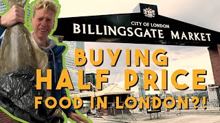 Buying HALF PRICE FOOD at London wholesale markets (Visit Billingsgate, Smithfield and Spitalfields)