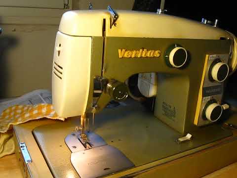 Máquina de coser Veritas//Naumann originale zigzag placas clave