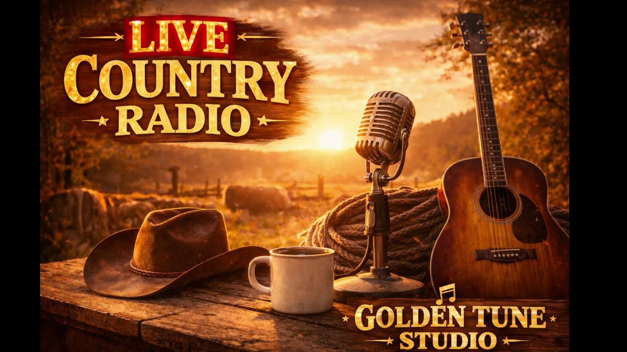 GOLDEN TUNE STUDIO: Live Country Radio — Best Country Hits & Heartfelt Stories 📻✨