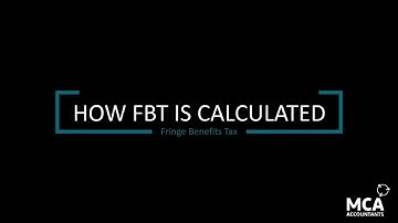 How FBT is Calculated