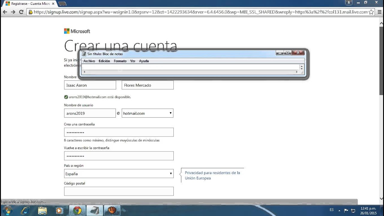 Copia De Como Crear Tu Hotmail YouTube Copia de como crear tu hotmail youtube