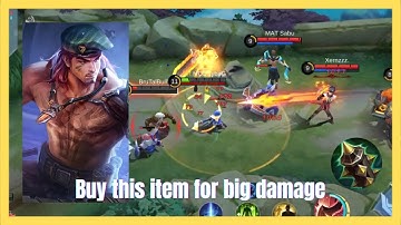 Buy this item to win your early game fights | Lapu Lapu gameplay and build | Mobile Legends