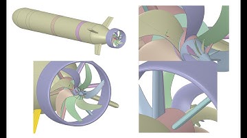 Assembling Submarine in SpaceClaim