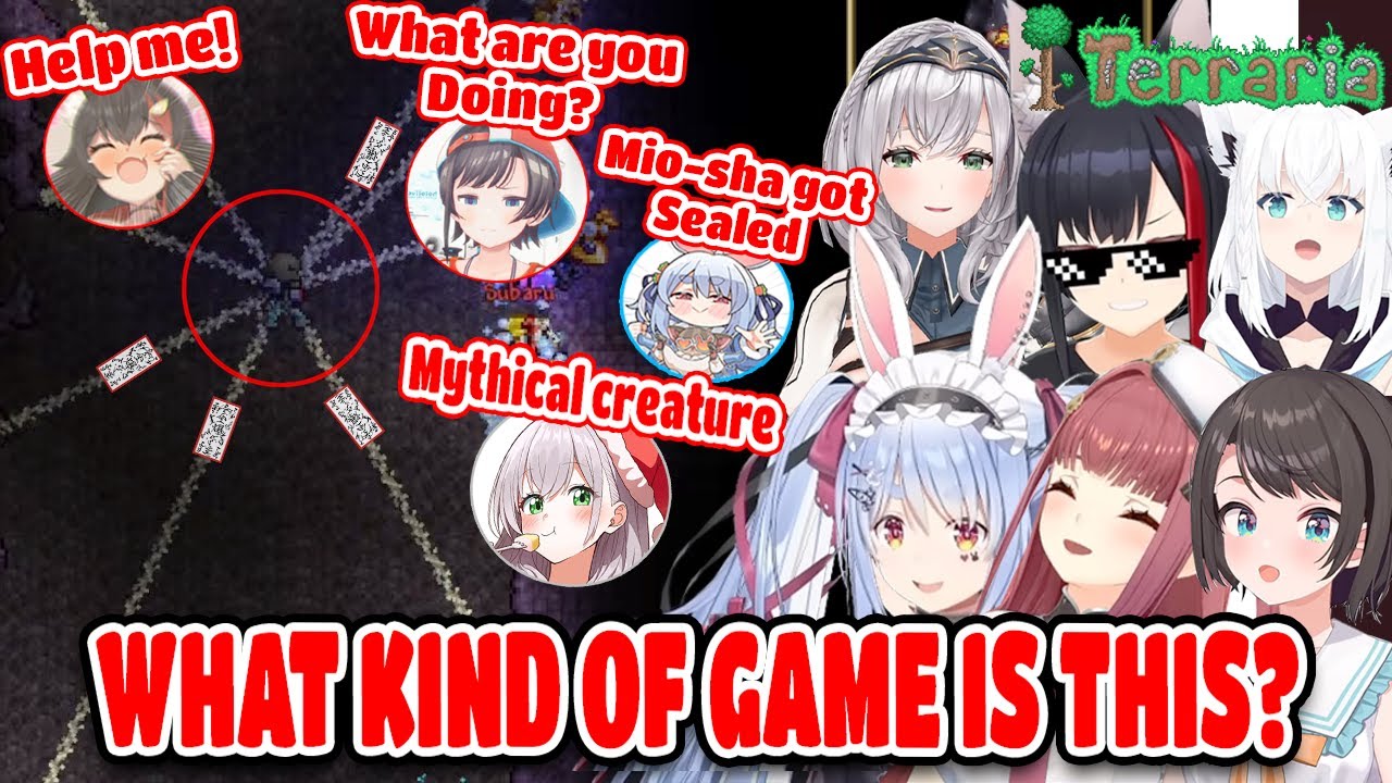 Hololive Girls Goofing Around in Terraria – Hilarious Compilation Hololive【ENG SUB】