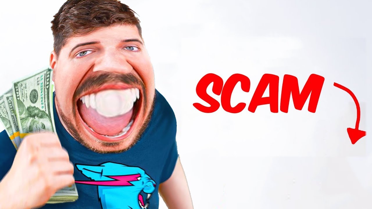 Fake MrBeast Scams Be Like YouTube