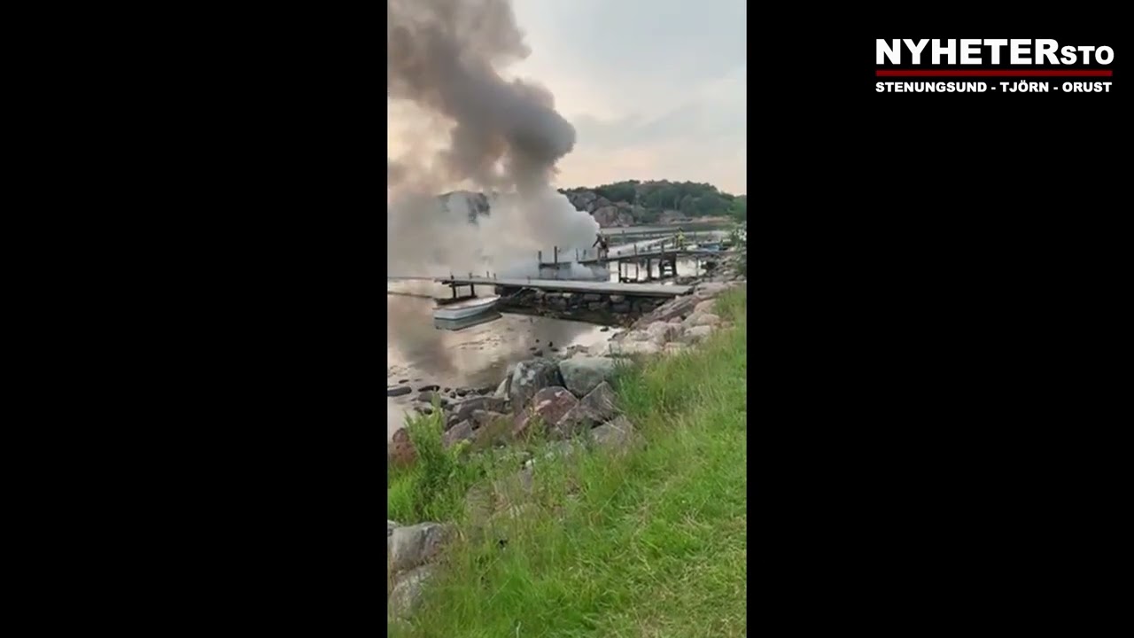 2024-06-27 Båtbrand vid Röra Strand