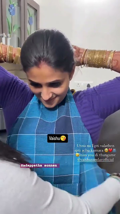 Ponni serial actress vaishnavi cute reel video #shorts #video #reel #ytshorts #bts