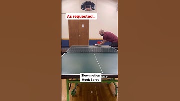 Slow Motion Hook Serve 🐌🪝Can you see the detail? #Serve #Hook #TeamJoola #TeamBribar