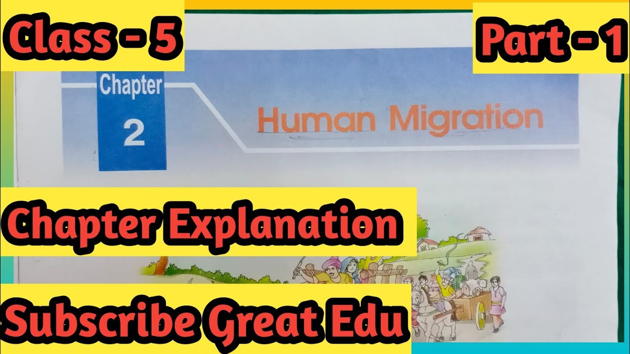 DAV Class 5 Sst chapter 2 Human Migration Explanation Part - 1 # ...