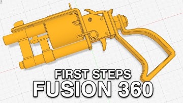 First Steps in Fusion 360 - Pipe Revolver Pistol