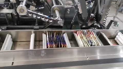 Automatic Cartoner which bottom flap is auto locked box and machine working from right to left