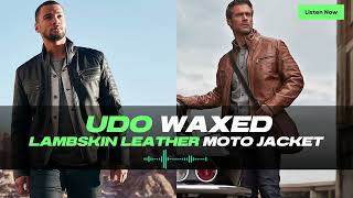 Udo Waxed Lambskin Leather Moto Jacket Upgrade Your Style