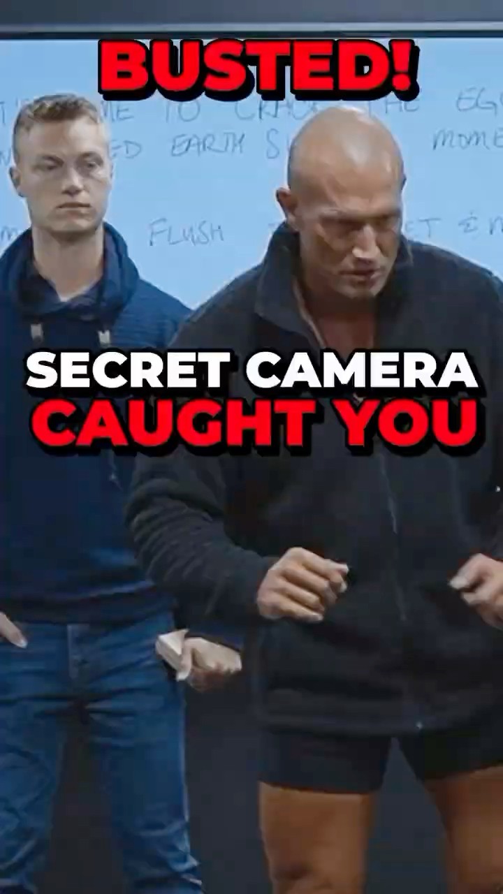 BUSTED!  SECRET CAMERA CAUGHT YOU