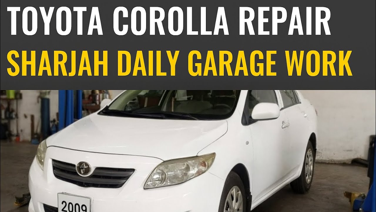 Toyota Corolla Chassis Repair CCM | Sharjah Daily Garage Work | Used Spare Parts & Cars for Sale