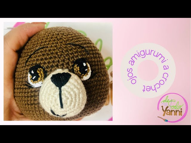 Como tejer #ojos a #crochet #amigurumi super fáciles de hacer 