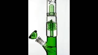 SPIRAL PERC STRAIGHT TUBE WATER PIPE