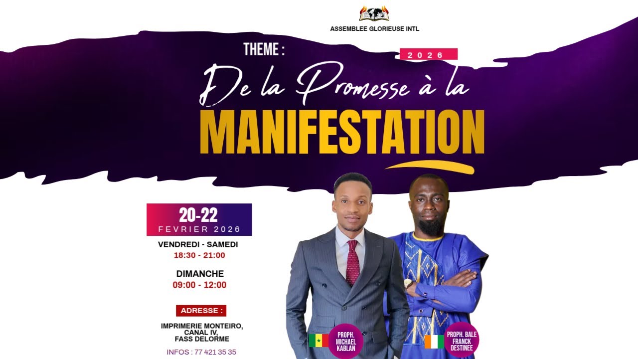 ✨✝️ THEME : De La Promesse à la MANIFESTATION  ✝️✨