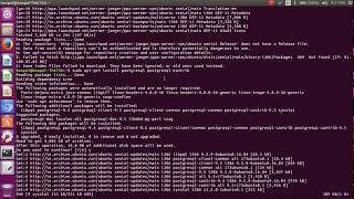 Installation of postgresql in ubuntu 16.04