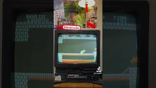 Who remembers beating Super Mario Bros on the Nintendo NES? #supermariobros #nintendo #mario #beat
