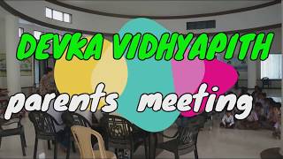 Parents Meeting Devka Vidhyapith
