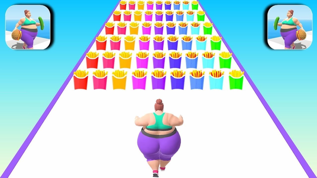 Fat 2 Fit in Max Levels Gameplay iOS,Android New Update All Trailer Walkthrough Mobile Game