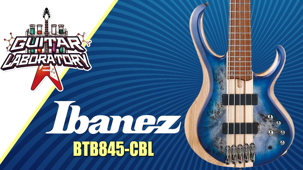 5-string Ibanez BTB845-CBL bass guitar - YouTube