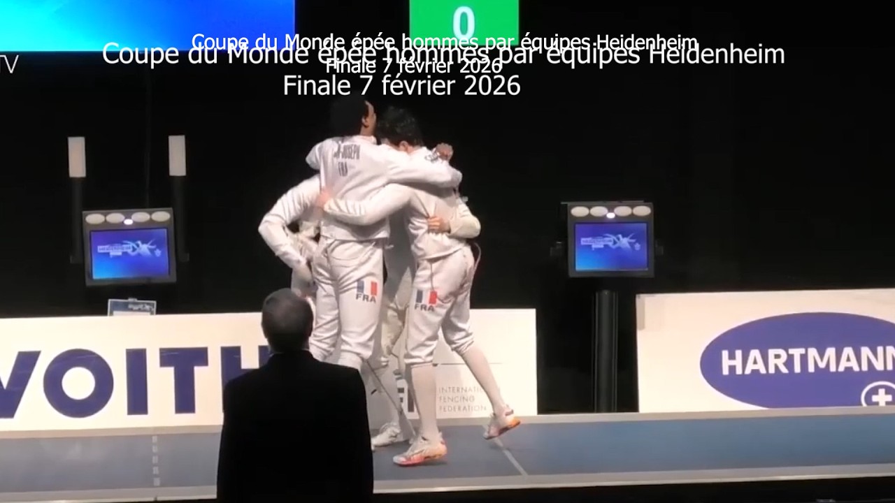 Worldcup Heidenheim 2026 finale épée hommes Korée France