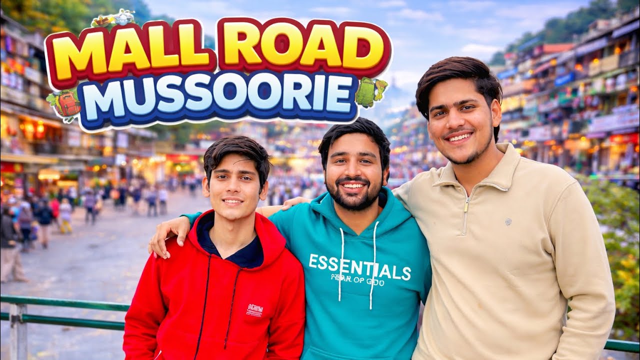 Walking on Mussoorie Mall Road at Night 😍 | The Queen of Hills in Full Vibe