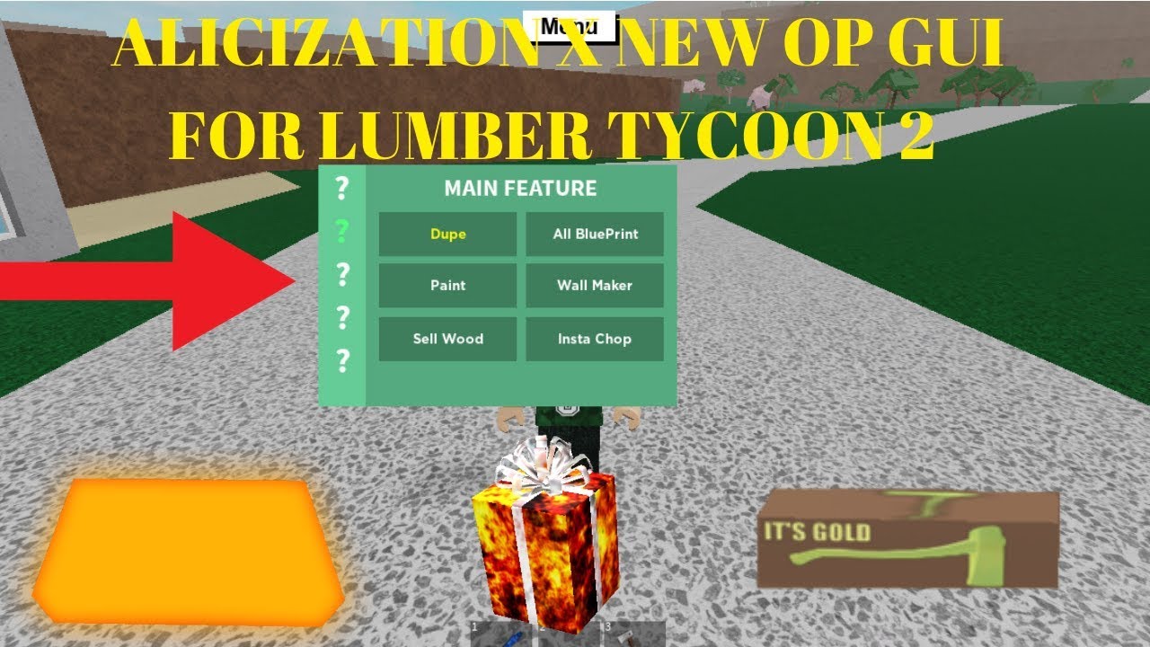 ALICIZATION X NEW OP GUI FOR LUMBER TYCOON 2 (NEW UPDATED GUI FOR