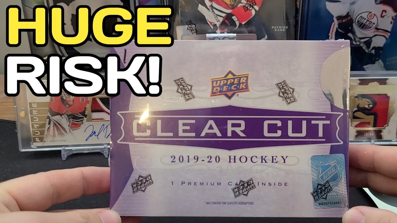 HUGE RISK! HUGE REWARD?! 19-20 Upper Deck Clear Cut Hobby Box Break Head to Head