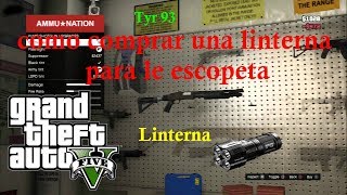 Como comprar linterna para la escopeta de bombeo  Guia misión  Grand Theft Auto V   - Español latino screenshot 5