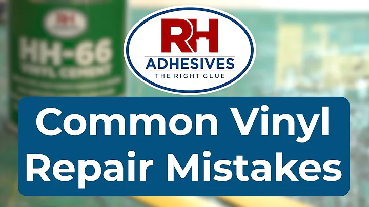 3 common mistakes in repairing vinyl
