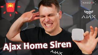 Видео обзор Ajax Home Siren - беспроводная комнатная сирена